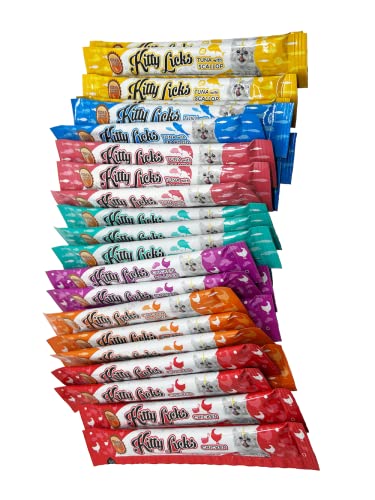 Kitty Licks Lickable Cat Treats Variety Pack