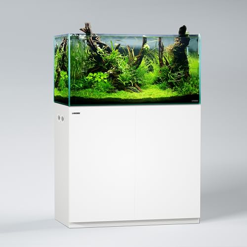 Wooden Aquarium Stand & Cabinet (W35.4xD19.7xH31.5in(90x50x80cm) / White)