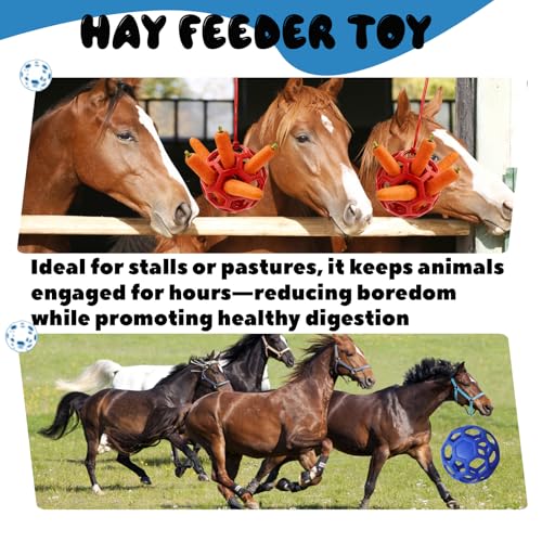 2 Pcs Hay Ball for Horses to Play with