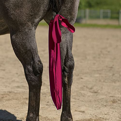 Lycra Tail Bag for Horses (Package of 3 Tail Bags / Burgundy)