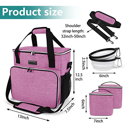 Dog Travel Bag (Pink / Medium)