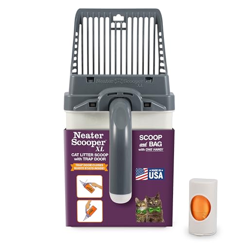 Neater Scooper XL Cat Litter Scoop (Gray / XL - 15 Bags)