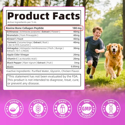 Liquid Collagen for Dogs Skin Comfort & Calming