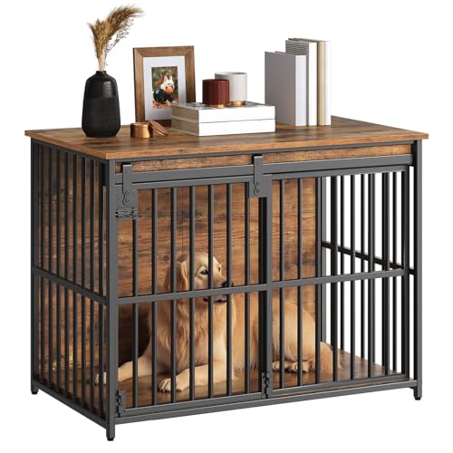 Dog Crate Furniture (Rustic Brown)