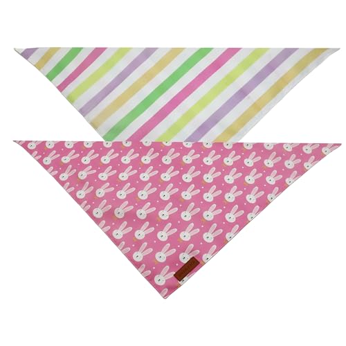 Easter Dog Bandanas 2 Pack (Easter / Large)