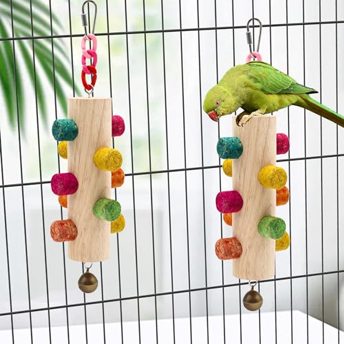 Cylinder Bird Chew Toy (1 Pack-Cylinder Cork Stick)