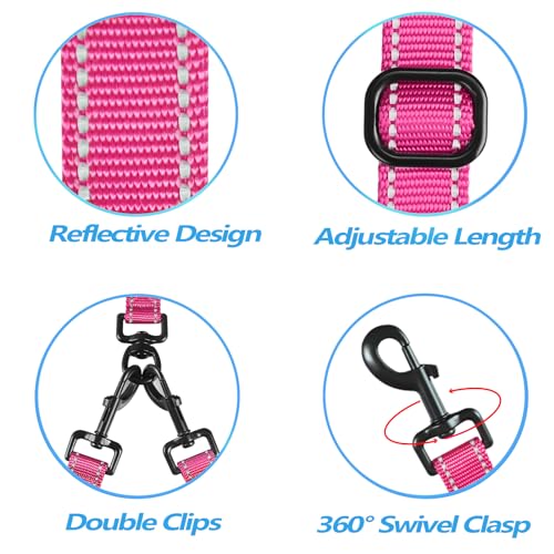 Double Dog Leash (Pink)
