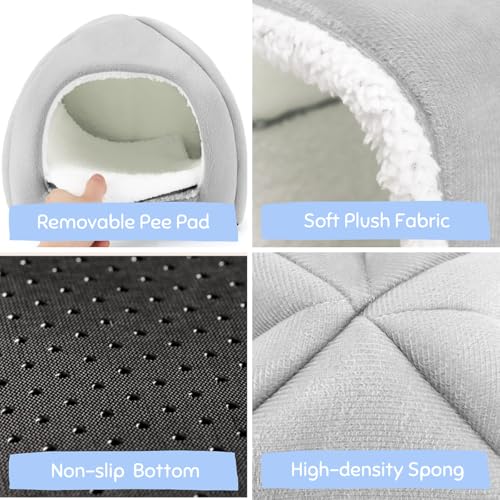 Guinea Pig Hideout & Tunnel Set (Grey)