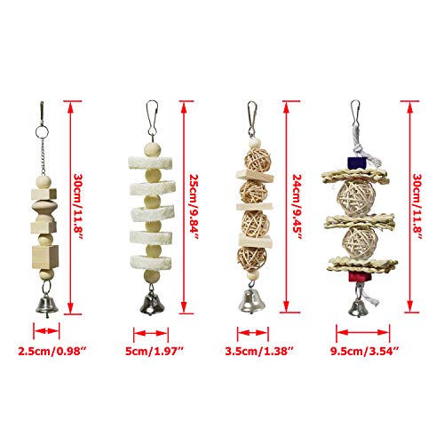 7 Pack Bird & Parrot Toys