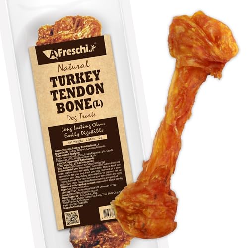 All Natural Turkey Tendon for Dogs (1 Count (Pack of 1))
