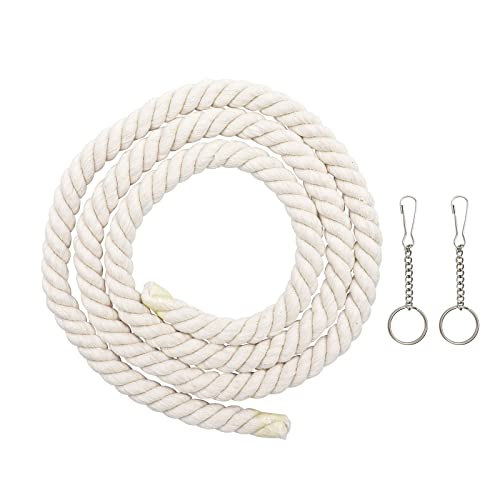 78.7 Inches Cotton Climbing Rope Toy (White)