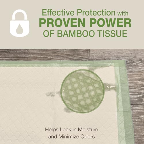 Wee Wee Superior Performance Eco Bamboo Dog Pee Pads (100 Count)