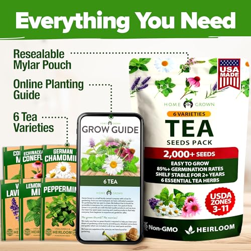 6 Medicinal Herb Variety Vault 2000+ Seeds Garden Kit