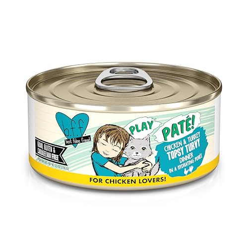 B.F.F. Play Best Feline Friend Paté Lovers (5.5 Ounce (Pack of 8))