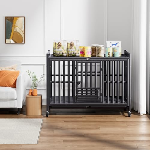 Heavy Duty Dog Crate (48.0"L x 29.2"W x 37.0"H)