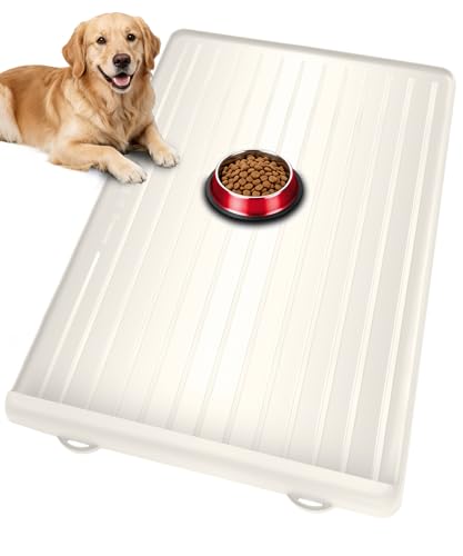 Dog mat for Food and Water (Cream / 39.4''x27'')