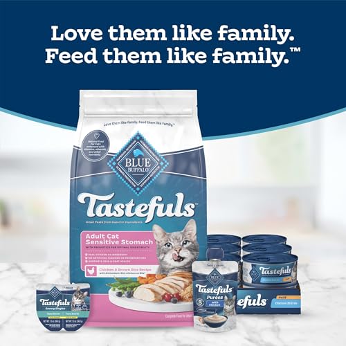 Tastefuls Chicken Adult Sensitive Stomach Dry Cat Food (3 Pound (Pack of 1))