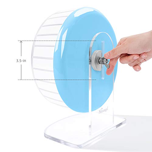 Super Silent Hamster Exercise Wheels (Medium / Light Blue)