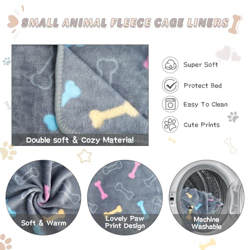 3 Pack Guinea Pig Cage Liner (47x24 Inch /3 Packs / Deep Color)