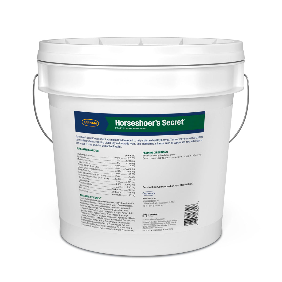 Horseshoer's Secret Pelleted Hoof & Biotin Supplements (Original formula / 22 pounds)