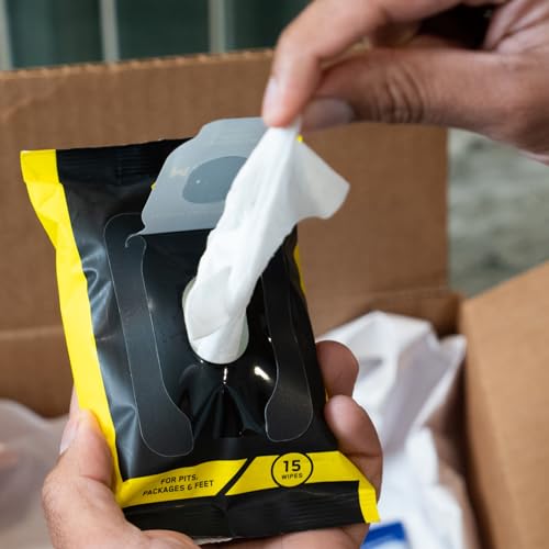 Deodorant Wipes (15 Count (Pack of 3))