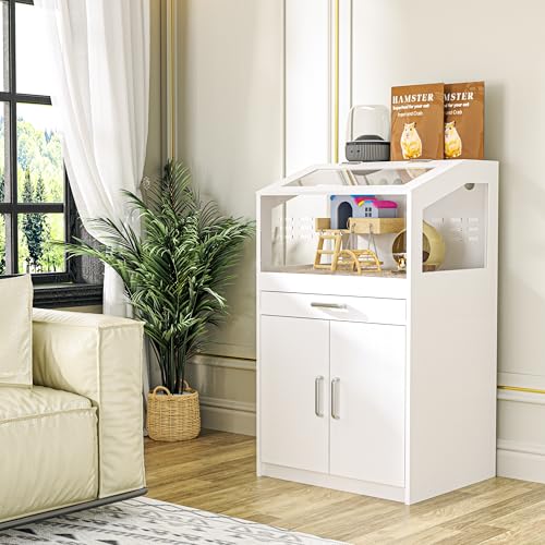 Hamster Cage with Storage Cabinet