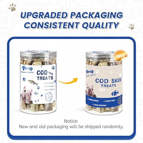 Dog Treats Cod Skins Dog Treat with Taurine (8 Ounce (Pack of 1))