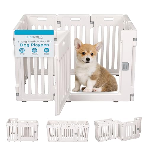 Dog Playpen w (White / 8 Panels)