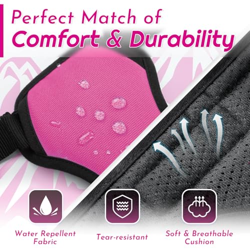 Dog Harness for Medium Sized Dogs (Medium / Rose Red)
