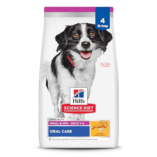 Adult 1 6 Oral Care Small & Mini Dry Dog Food (4 Pound (Pack of 1))