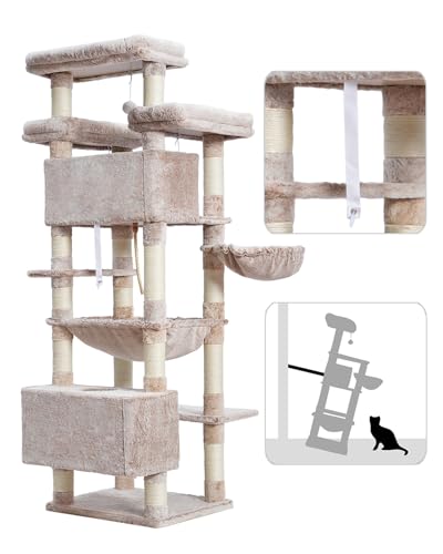 Cat Tree 74" Tower for Large Cats (74 inch / Muchroom)