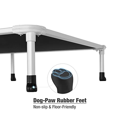 Chew Proof Elevated Dog Bed (Black / 59.0"L x 37.5"W x 9.0"Th)