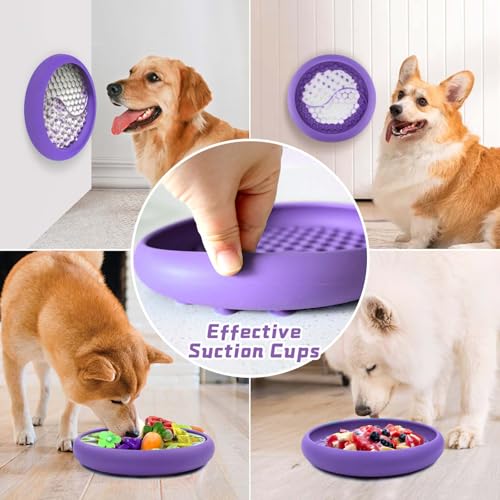 Dog Lick Bowl (Purple / Large)
