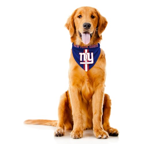 NFL New York Giants Pet Bandana (New York Giants / Large)