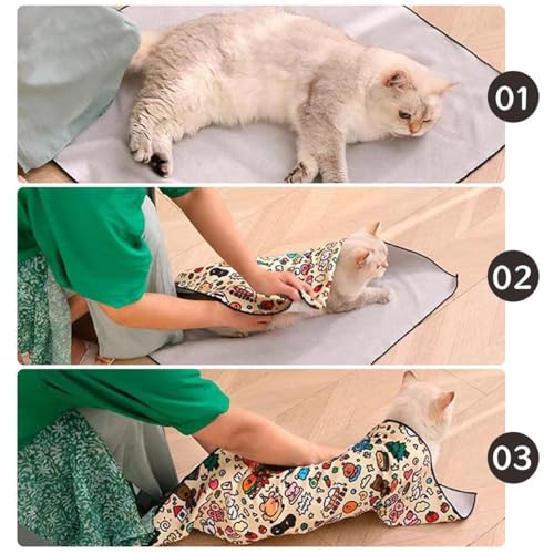 Cat Grooming Wrap (L (within 11.1lbs))