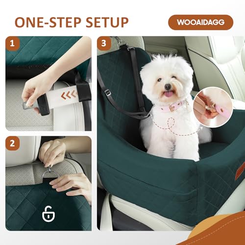 Dog Car Seat for Medium Dogs (Green)