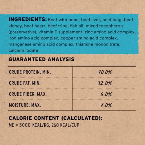 Freeze Dried Dog Food (25 Ounce (Pack of 1))