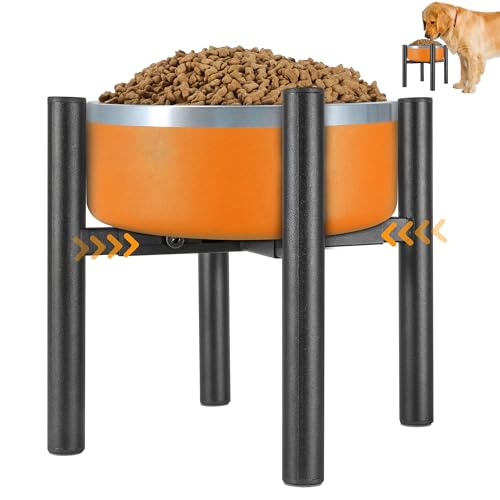 Lifted Dog Bowl Stand (Small-HIGH-8IN)