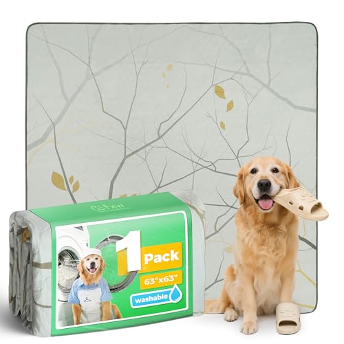 Washable Pee Pads for Dogs (Branch / 63" Square (1 Pack))