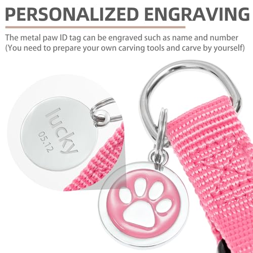 No Pull Dog Harness Large Sized Step (Light Pink / Large)