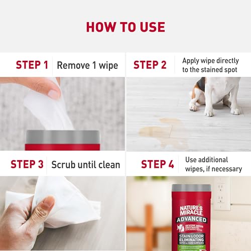 Advanced Pet Stain & Odor Eliminating Wipes (Wipe / 30 Count (Pack of 1))