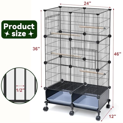 Upgraded Encrypted Metal 46 (24"L x 12"W x 46"H)