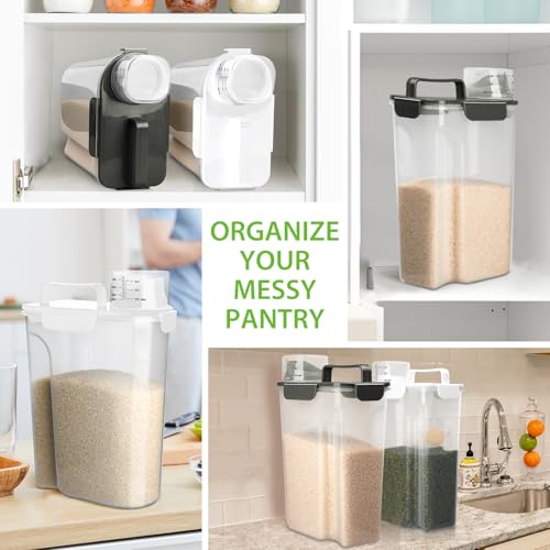 Rice Storage Container (3L+6L/Grey)