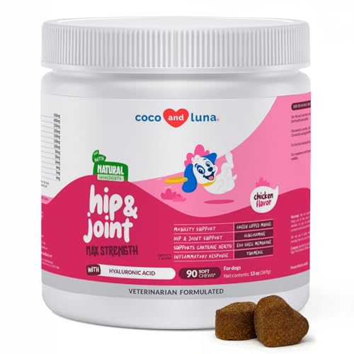 Max Strenght Hip & Joint Supplement for Senior & Large Breeds Dogs