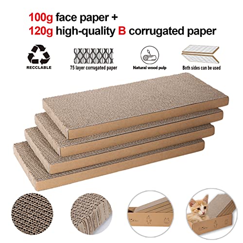 4 Packs in 1 Cat Scratch Pad with Box (4 PCS)