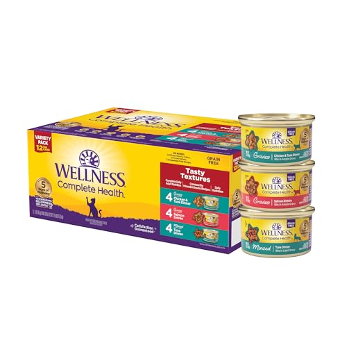 Complete Health Gravy and Minced Variety Pack Adult Canned Wet Cat Food (3 Ounce (Pack of 12))