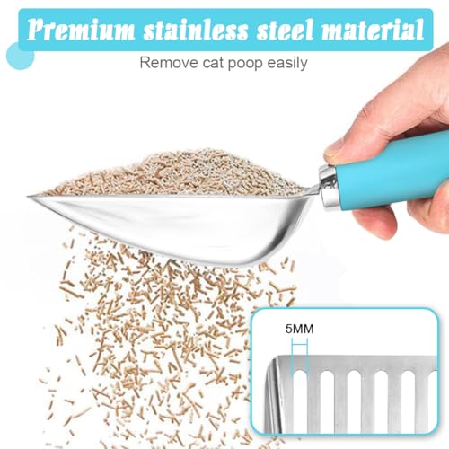 Cat Litter Scoop (M / Blue)