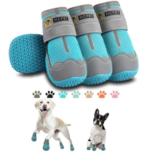 Dog Shoes for Dogs (Blue / Width 2.55 in)