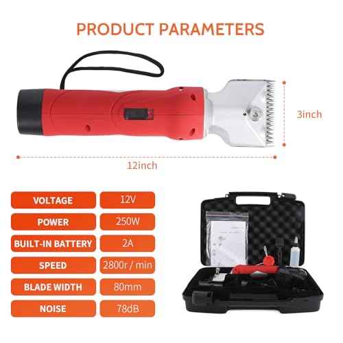 Cordless Horse Clipper (Cordless 250 W)