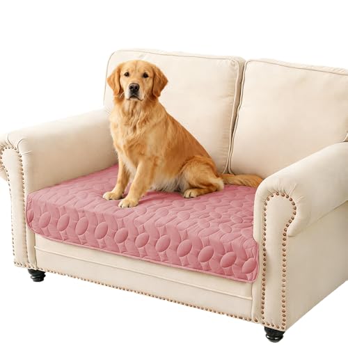 Waterproof Pet Bed Cover Anti (30x53 Inch (Pack of 1) / Pink)